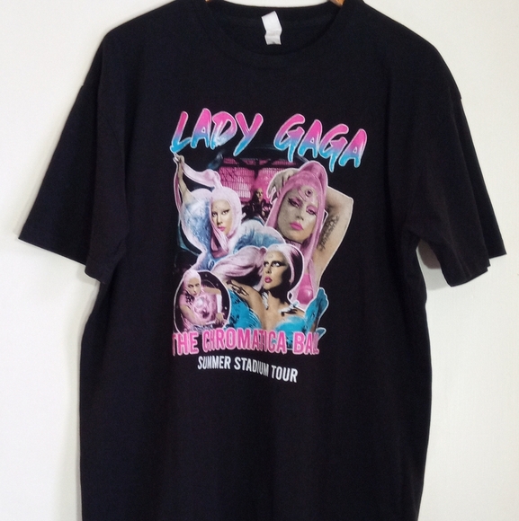 Lady Gaga Chromatica Ball Tour T-Shirt - Picture 1 of 5
